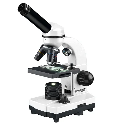 фотография Микроскоп Bresser Junior Biolux SEL 40–1600x с кутия, бяла