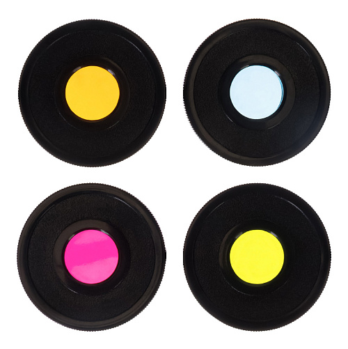 картинка Комплект основни цветни филтри Bresser 1,25" (червен, зелен, син, жълт)