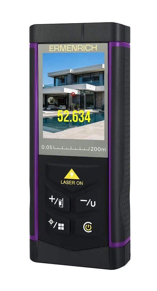 снимка Лазерен измерител Ermenrich PRO LR200, с камера,  1