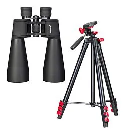 картинка Комплект бинокъл Levenhuk Bruno BASE 15x70 и триножник  