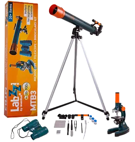 изображение Комплект микроскоп, телескоп и бинокъл Levenhuk LabZZ MTB3