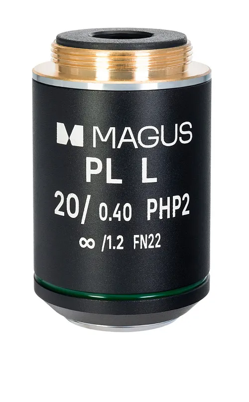 фотография Обектив MAGUS 20HP 20х/0,40 Plan L phase PHP2 ∞/1,2 WD 8,0 mm