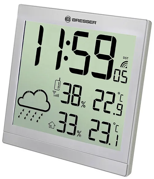 фотография Mетеорологична станция Bresser TemeoTrend JC LCD RC, сребриста