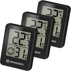 изображение Хигроиндикатор Bresser Temeo, комплект от 3 части, черен