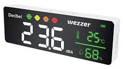 снимка Термохигрометър с монитор за звук Levenhuk Wezzer Teo TH70