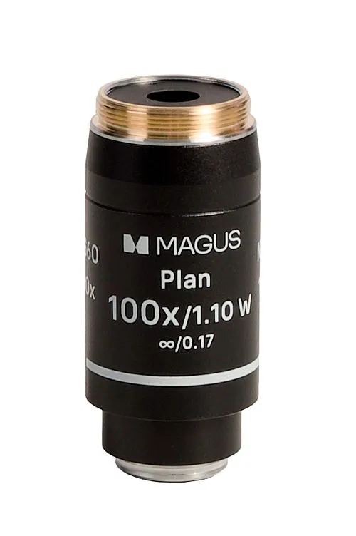 снимка Обектив MAGUS 100PL60 W Plan 100х/1,10 ∞/0,17 H 60 mm,  1