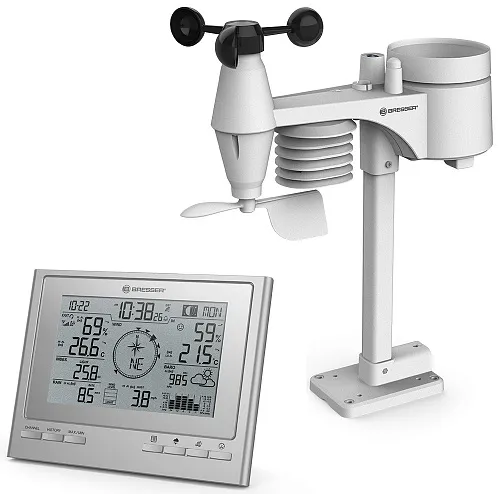 изображение Метеорологичната станция Bresser RC 7-в-1, сребриста