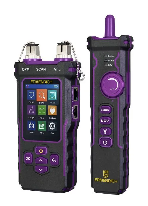 снимка Оптичен търсач за кабели Ermenrich NetGeeks NP60