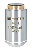 изображение Обектив MAGUS 100PLL 100х/0,85 Plan L WD 0,40 mm