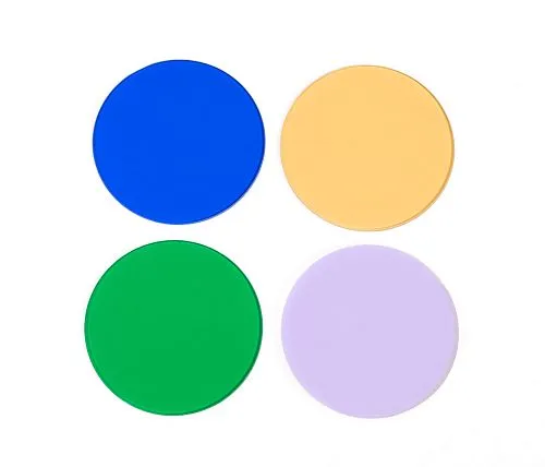 изображение Комплект цветни филтри (син, зелен, жълт, матов стъкло) MAGUS LF4.2 ,  1