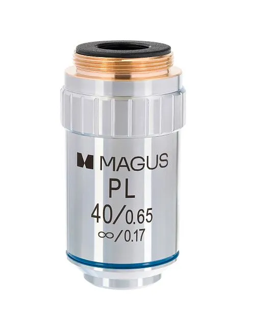 картинка Планахроматичен обектив с корекция до безкрайност MAGUS MP40 40x/0,65 ∞/0,17