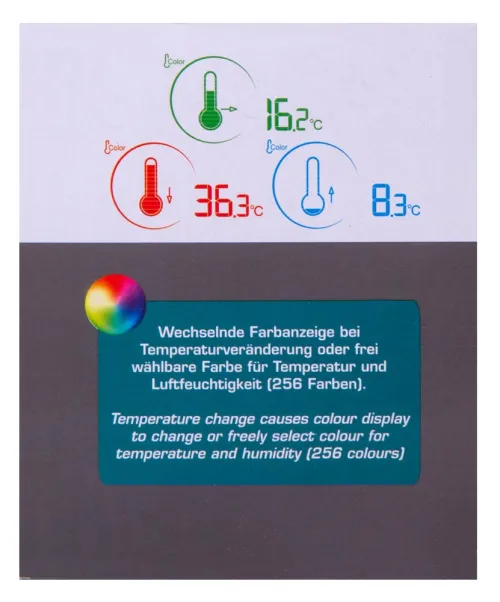 снимка Метеорологична станция Bresser Temeo Life с цветен дисплей черна,  14