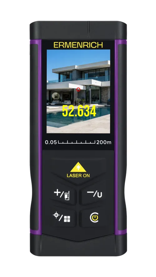 снимка Лазерен измерител Ermenrich PRO LR200, с камера,  4