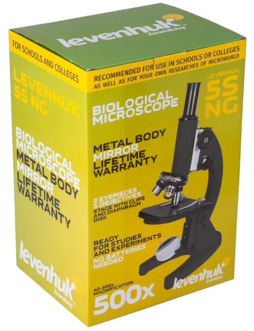 картинка Монокулярен микроскоп Levenhuk 5S NG,  12