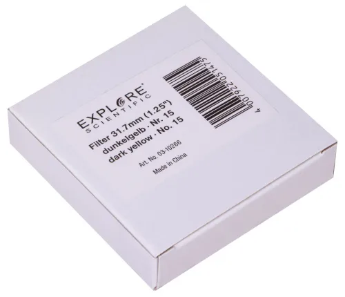 изображение Тъмножълт филтър Explore Scientific N15 1,25",  6