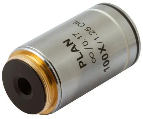 снимка Планахроматичен обектив с корекция до безкрайност Levenhuk MED 100x,  3