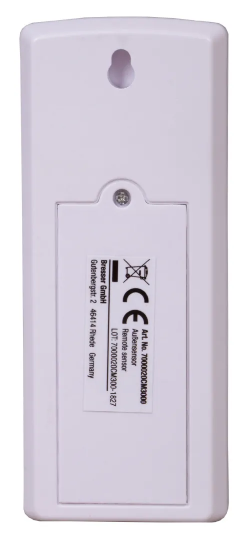 фотография Външен термо-хигро сензор Bresser за метеорологични станции TemeoTrend WFS/WFW, 3-канален,  3