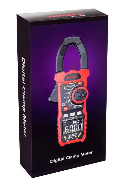 снимка Цифрови амперметър клещи Ermenrich Ping MK70,  10