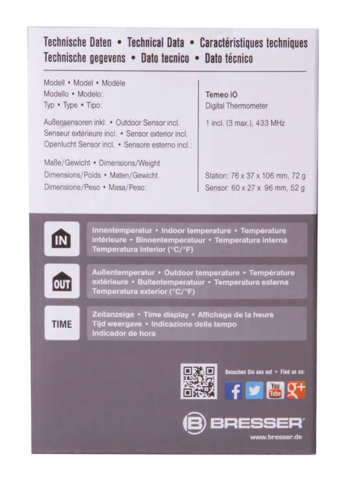 снимка Метеорологична станция Bresser Temeo,  12