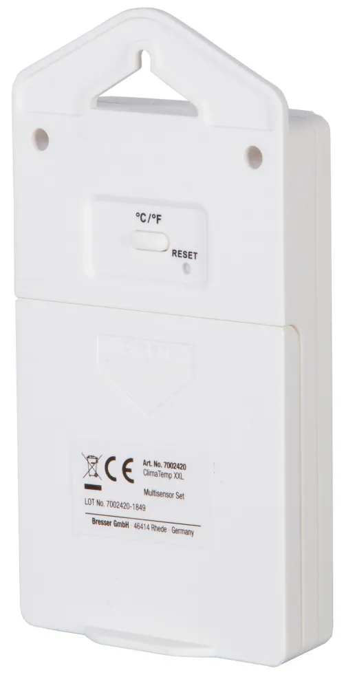 картинка Метеорологична станция Bresser ClimaTemp XXL с дървен дизайн,  14