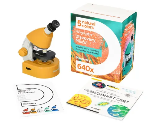 снимка Микроскоп Levenhuk Discovery Micro с книга,  4