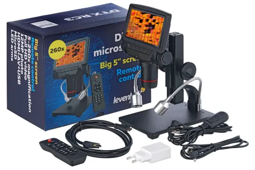 изображение Микроскоп с дистанционно управление Levenhuk DTX RC3,  2
