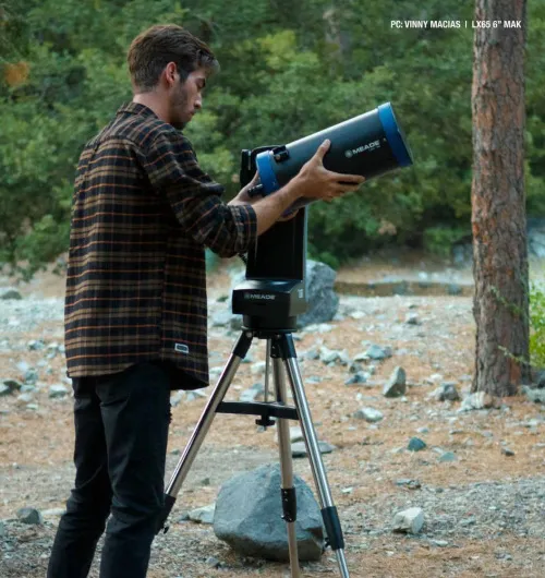 снимка Телескоп Meade LX65 6" MAK,  8