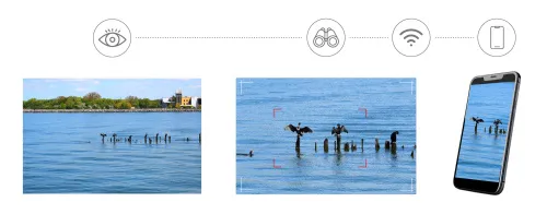 изображение Цифров фотомонокъл Levenhuk Kelvin Snap ED 8x42,  7