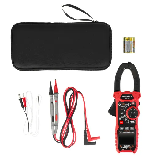 снимка Цифрови амперметър клещи Ermenrich Ping MK70,  9