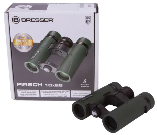 снимка Бинокъл Bresser Pirsch 10x26,  10