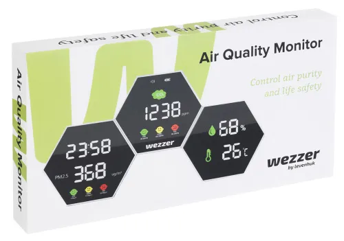 снимка Монитор за качество на въздуха Levenhuk Wezzer Air PRO DM50,  9