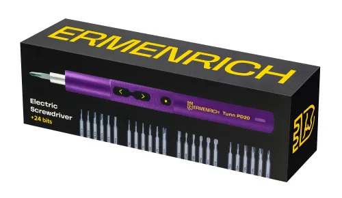 картинка Електрическа отвертка Ermenrich Tunn PD20,  9