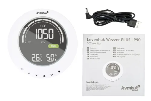 изображение CO₂ монитор Levenhuk Wezzer PLUS LP90,  3