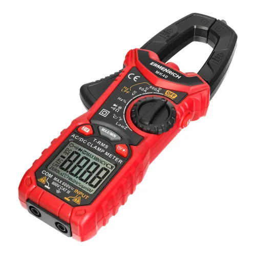 снимка Цифрови амперметър клещи Ermenrich Ping MK40,  4