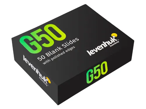 картинка Чисти предметни стъкла Levenhuk G50, 50 бр.,  2