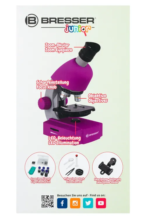 снимка Микроскоп Bresser Junior 40–640x,  12