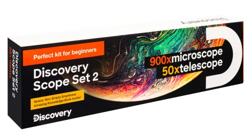 снимка Комплект Levenhuk Discovery Scope 2 с книга,  17