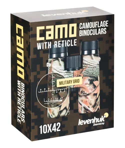 фотография Бинокъл с решетка Levenhuk Camo 10x42,  14