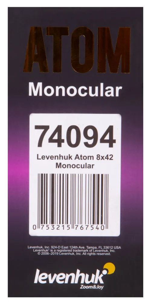 картинка Монокъл Levenhuk Atom 8x42,  14