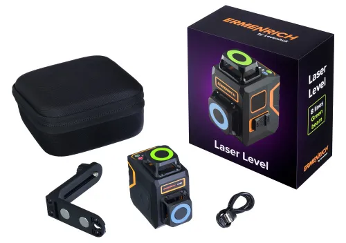 изображение Лазерен нивелир Ermenrich PRO LV40, черен,  2