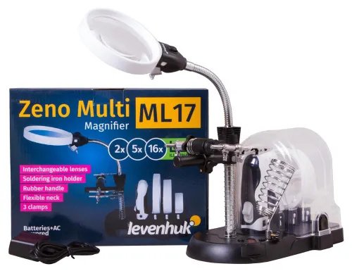 снимка Черна лупа Levenhuk Zeno Multi ML17,  2
