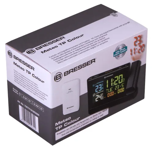 изображение Часовник за проекция Bresser с цветен дисплей черен,  11