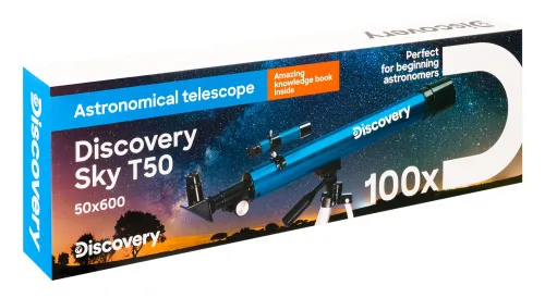 фотография Телескоп с книга Levenhuk Discovery Sky T50,  14
