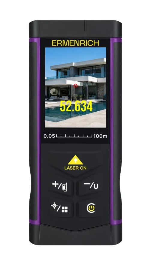 снимка Лазерен измерител Ermenrich PRO LR100, с камера,  4