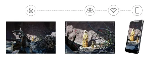 изображение Цифров фотомонокъл Levenhuk Kelvin Snap ED 8x42,  5