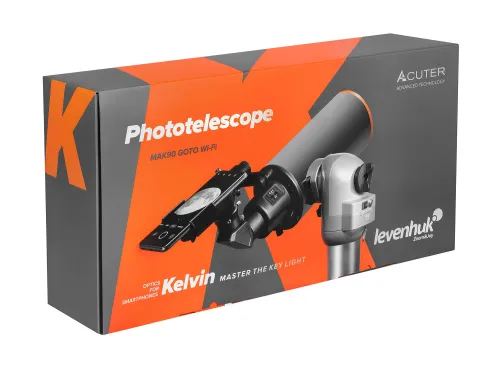 картинка Фототелескоп Levenhuk Kelvin MAK90 AZ GOTO Wi-Fi,  16