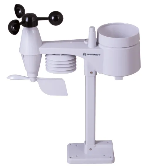 снимка Метеорологична станция Bresser Wi-Fi 5-в-1 с цветен дисплей, черна,  8