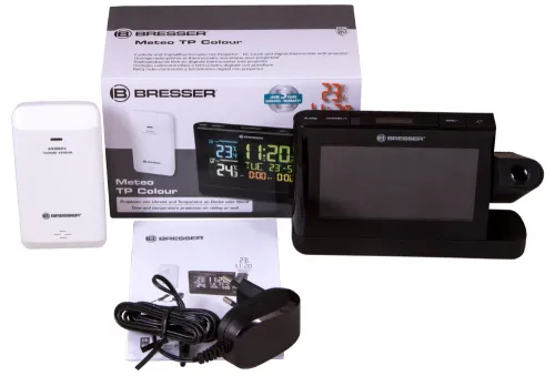 изображение Часовник за проекция Bresser с цветен дисплей черен,  2