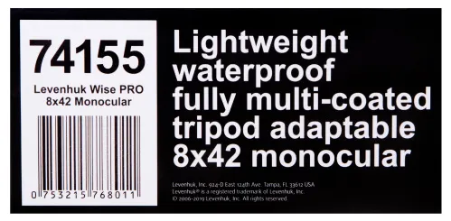 фотография Монокъл Levenhuk Wise PRO 8x42,  14