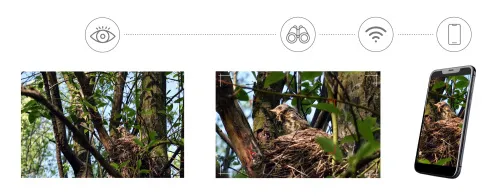 изображение Цифров фотомонокъл Levenhuk Kelvin Snap 8x25,  5